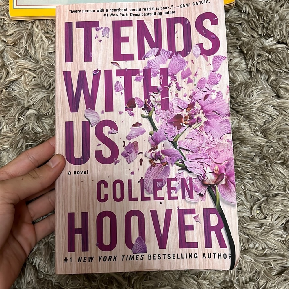 It Ends With Us By Colleen Hoover.